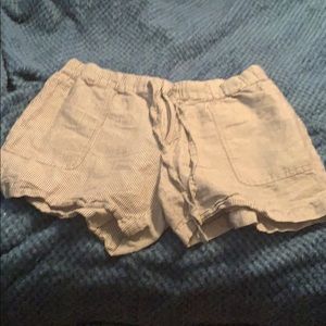 Stripped Flowy Shorts - Medium